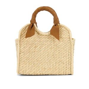 Sensi Studio X REVOLVE Midi Handbag in Natural & Sable